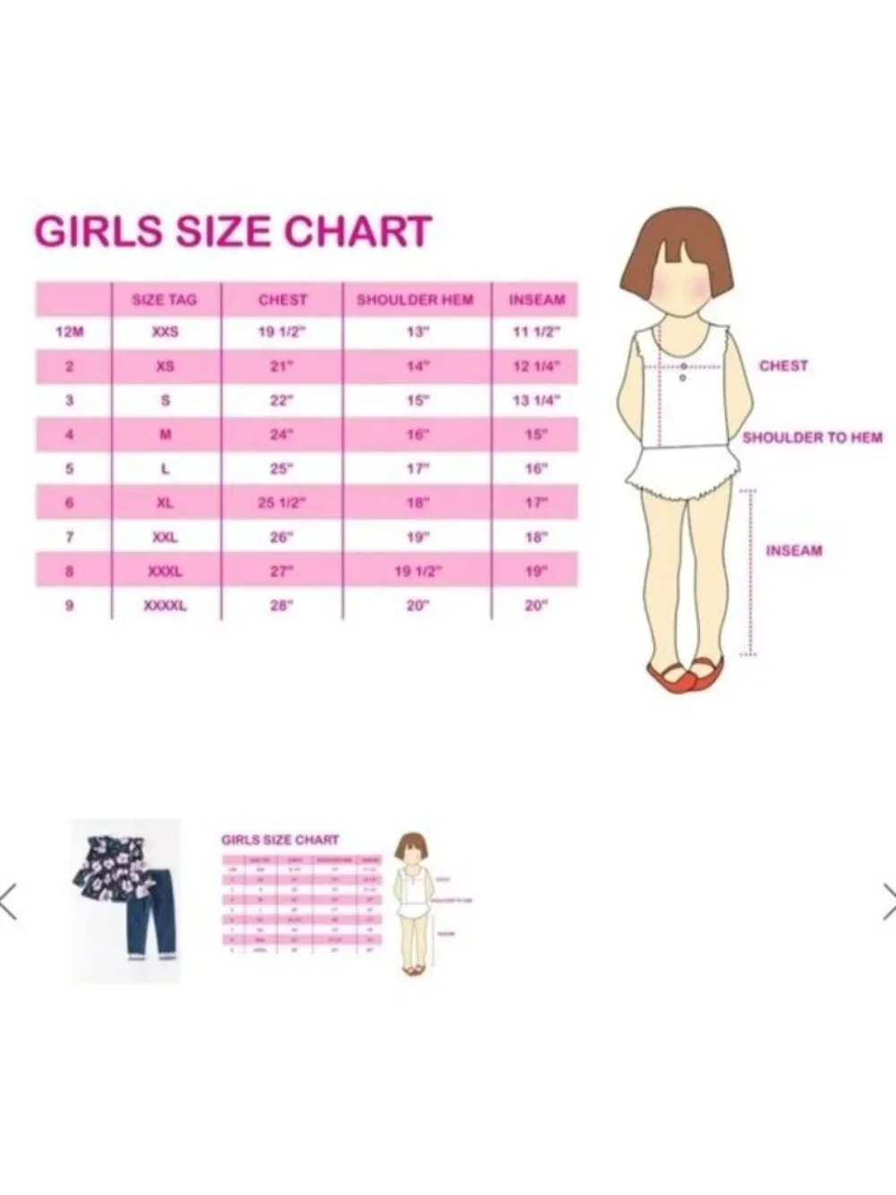 Kids girls pink